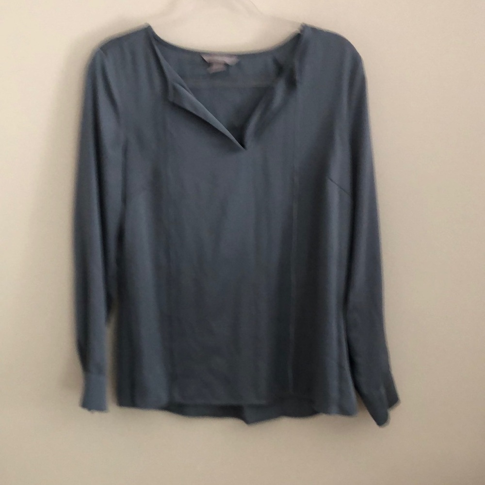 H&M Blue Long Sleeve Blouse